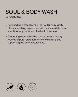 Soul & Body Wash - Grounding 8.45 oz.