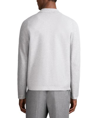 Roberto Long Sleeved Zip Through Ribbed Four Pocket Shirt Jacket