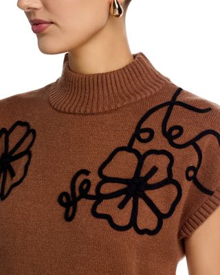 Belted Mock Neck Dress