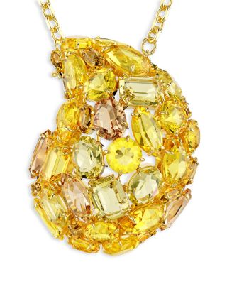 Gema Mixed Cut Crystal Pendant Necklace, 25.62"-29.5"