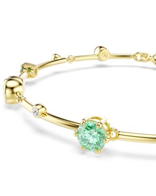 Constella White & Green Crystal Flex Bracelet