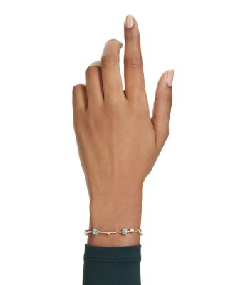 Constella White & Green Crystal Flex Bracelet