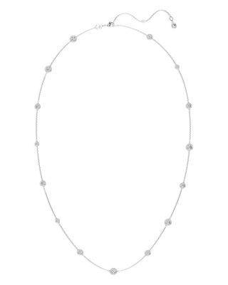 Una Crystal Angelic Station Long Statement Necklace, 31.5-35.375"