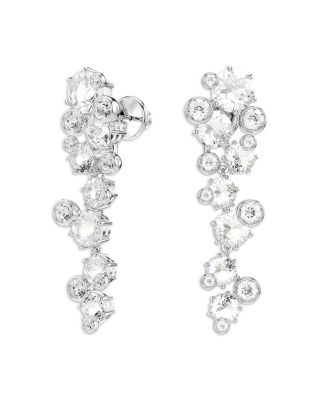Constella Crystal Linear Drop Earrings