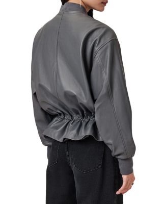 Sofi Leather Bomber Jacket