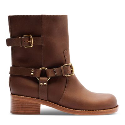 Women's Distressed Leather Boots