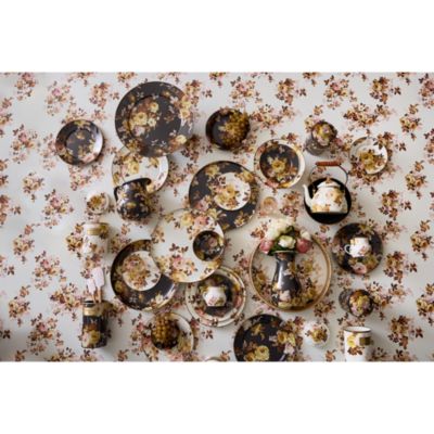 Wild Rose Brown Large Canister