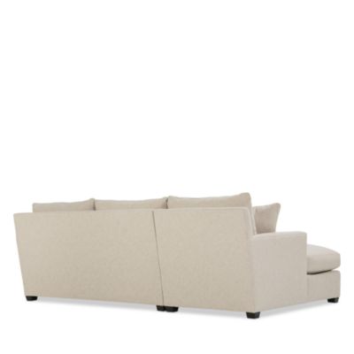 Bowery 2-Piece Fabric Sectional - Exclusive