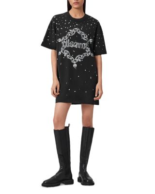 Drip Scatter T-Shirt Dress