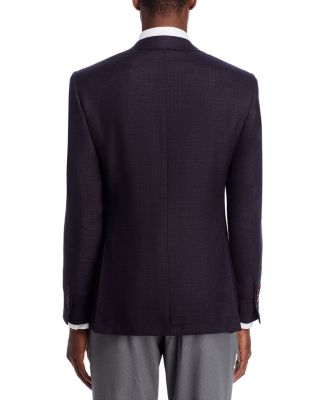 Siena Melange Textured Solid Regular Fit Sport Coat