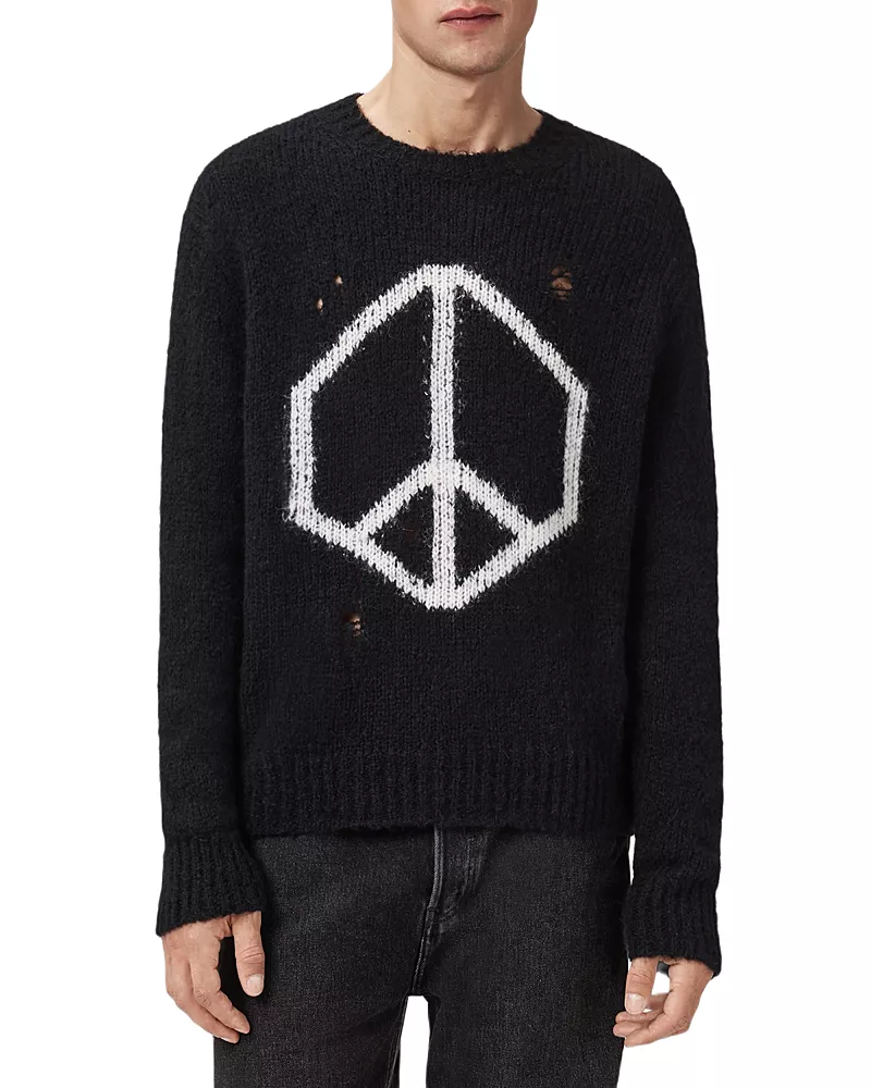 Allsaints Message Crew Sweater