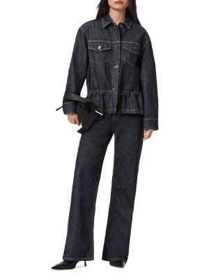 Denby Peplum Trucker Jacket 