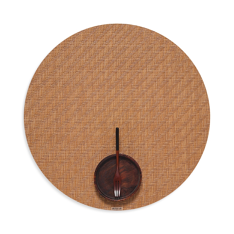 Chilewich Foxtail Round Placemat In Brown