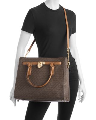 Hamilton Moderne Large Leather Satchel