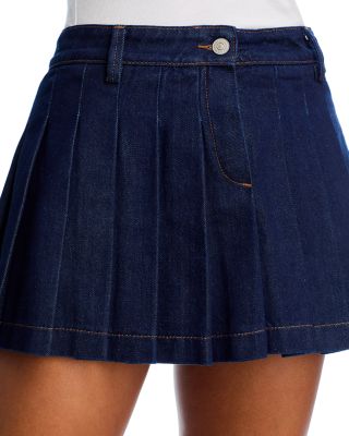 Pleated Miniskirt