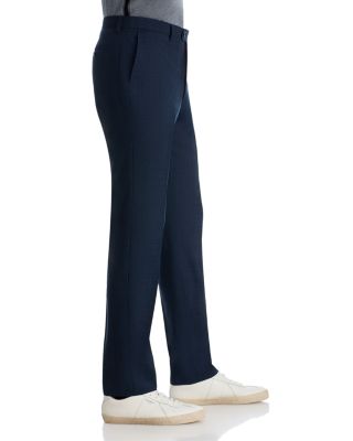 Plaid Slim Fit Suit Pants