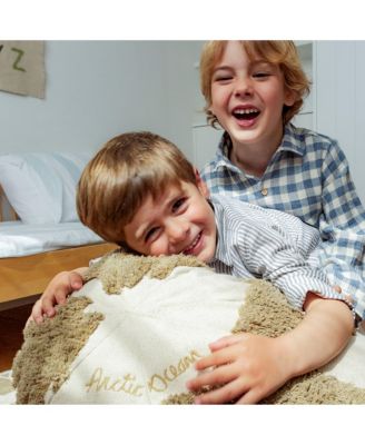 Pouf World Map Rugcycled