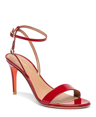  Women's Patent Leather High Heel Sandals