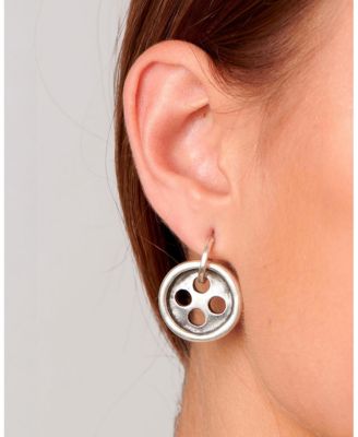  Button & Needle Earrings