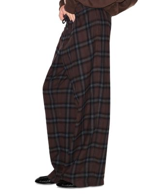 Flannel Oversized Pants