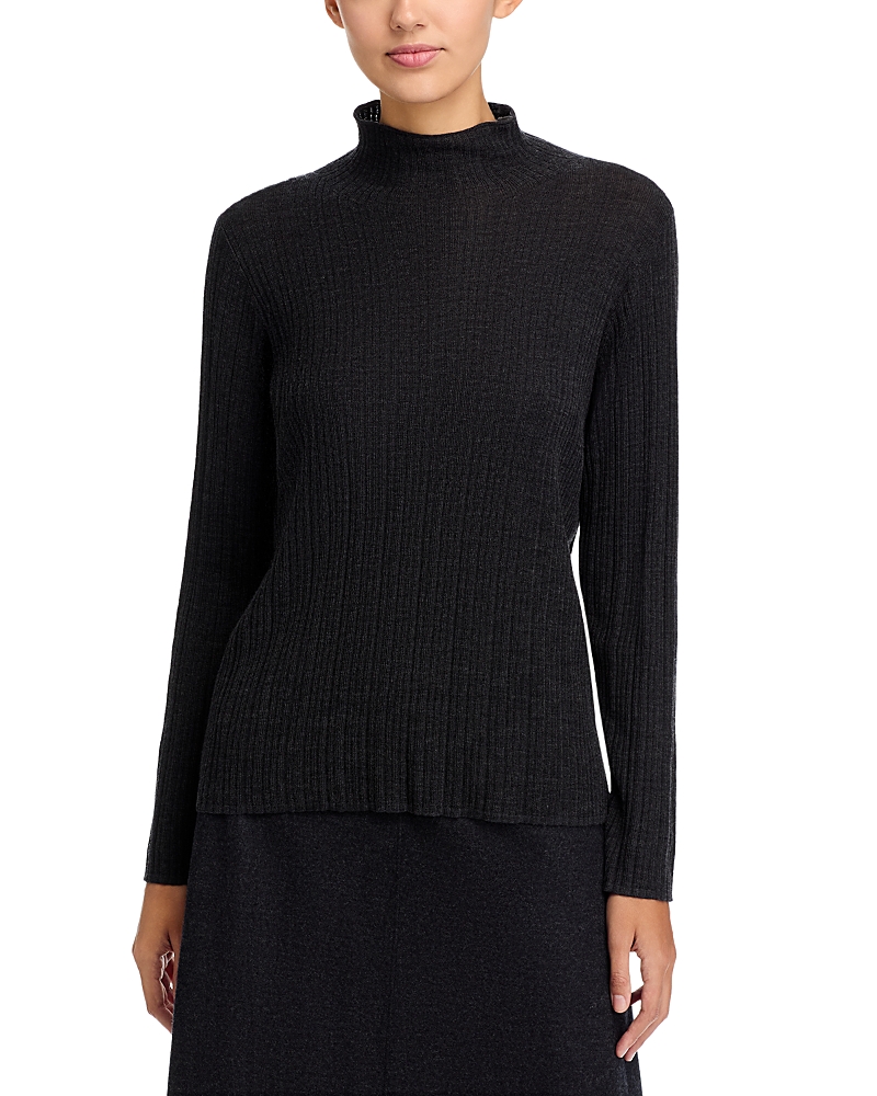 Eileen Fisher Turtleneck Sweater In Black