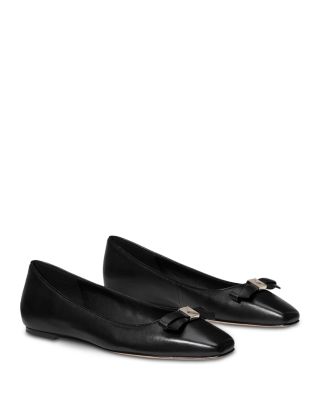Women's Deco Bow Ballet Flats