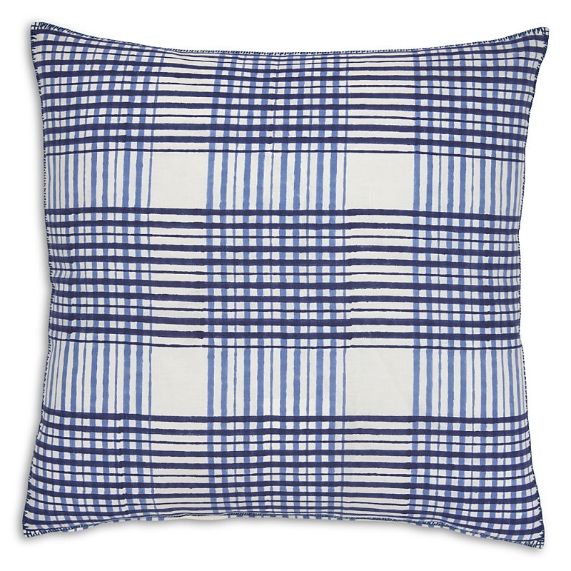 John Robshaw Keshav Indigo Decorative Pillow In Blue