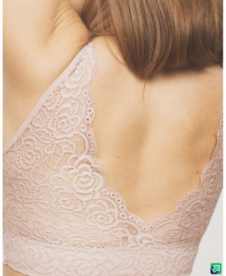 Soft V Lace Reversible Bralette
