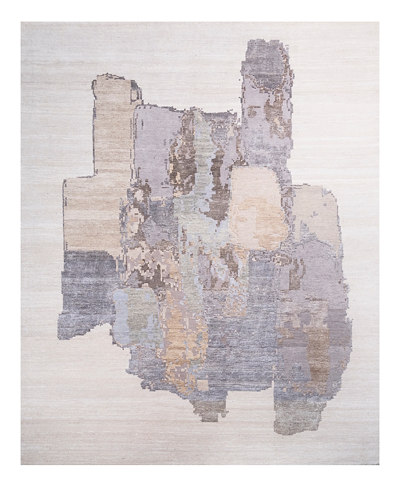 Bloomingdale's Modern M8527 Area Rug, 8'1x10'1 In Neutral