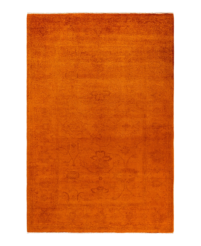Bloomingdale's Fine Vibrance M1461 Area Rug, 5'1x7'6 In Orange