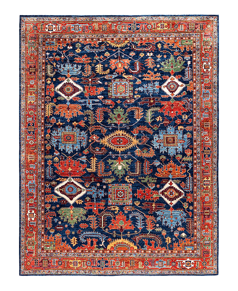 Bloomingdale's Serapi M0103-88 Area Rug, 9'0x11'9 In Blue