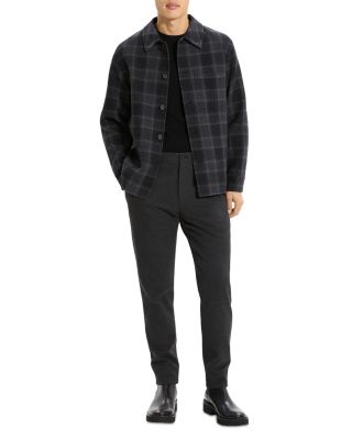 Wool &amp; Cashmere Check Overshirt