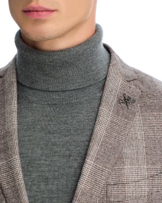 Varick Slim Fit Jersey Plaid Sport Coat