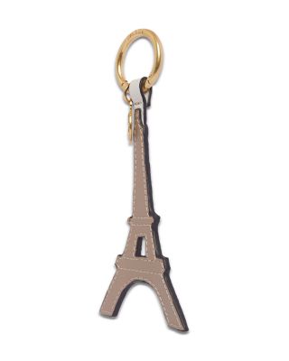 Paris Leather Keychain