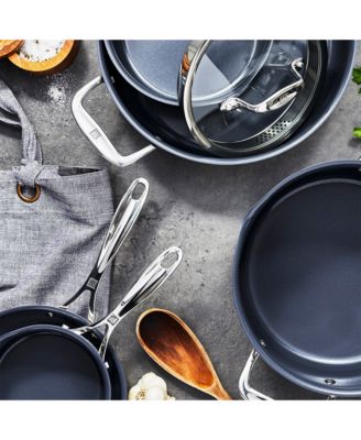 Clad CFX 10-Piece Stainless Steel Ceramic Nonstick Cookware Set 