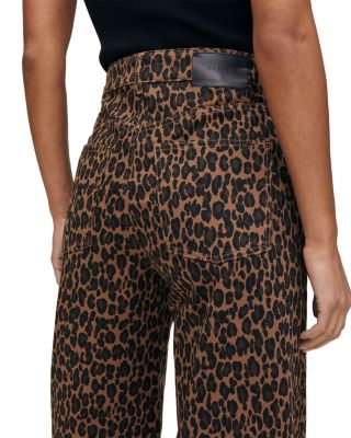 Miro Barrel High Rise Jeans in Leopard