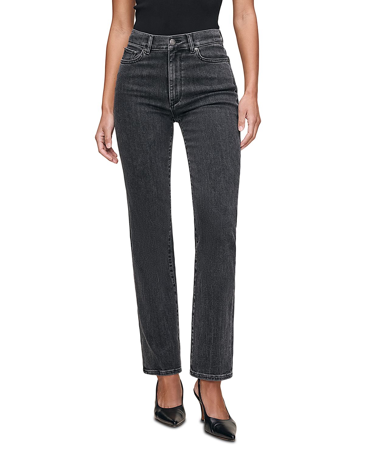 DL1961 Halle Straight High Rise Instasculpt Jeans