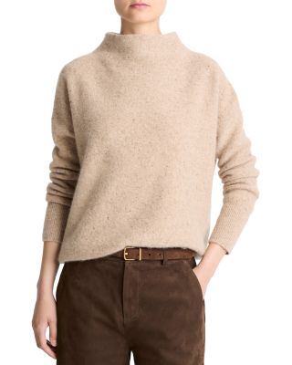 Cashmere Donegal Funnel Neck Sweater