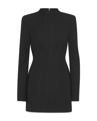 Mock Neck Mini Dress