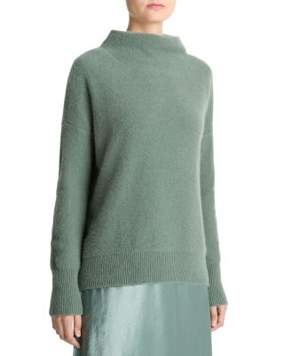 Boiled Cashmere Funnel Neck Sweater