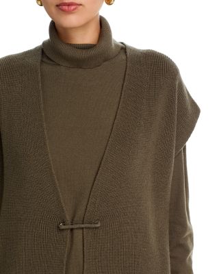 Turtleneck & Sweater Vest Set