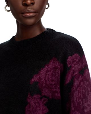 Floral Print Sweater