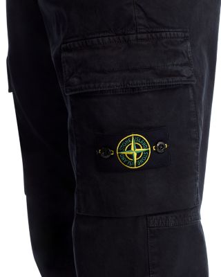 Tapered Cotton Stretch Trousers