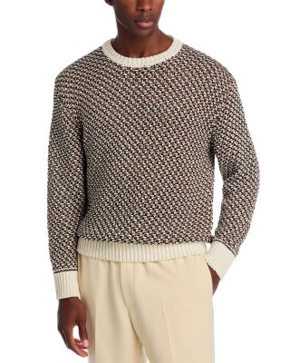 Textured Crewneck Sweater