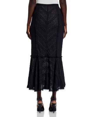 Maceio Textured Midi Skirt