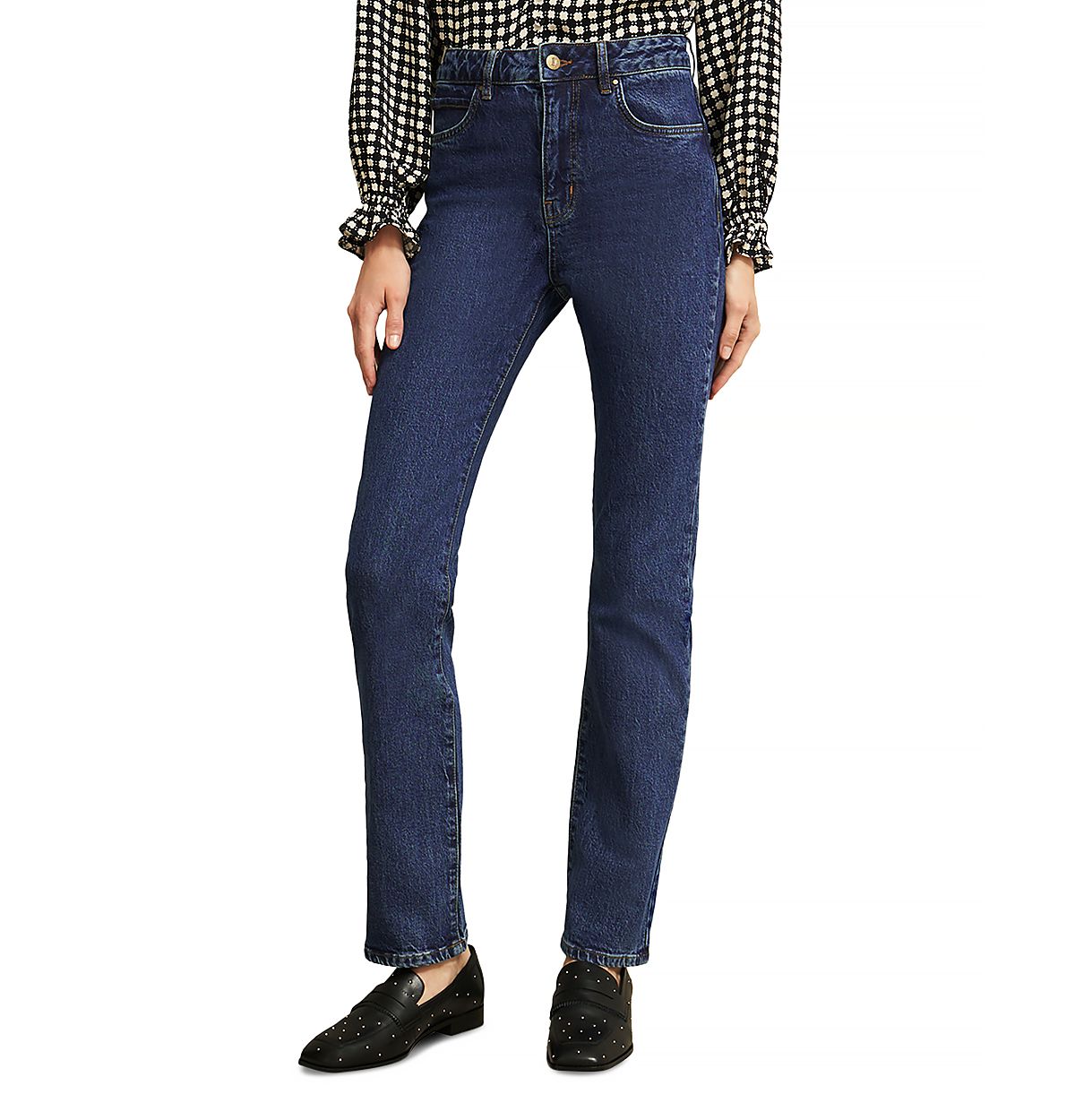 Hobbs London Foley High Rise Straight Leg Jeans
