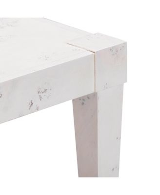 Brandyss Burl Work Desk in White