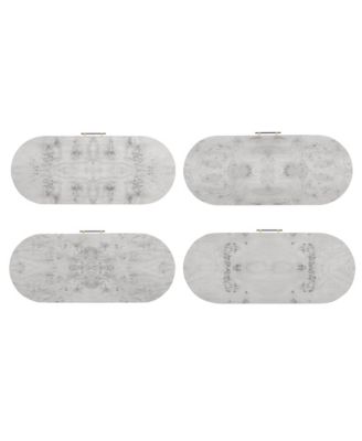 Brandyss Burl Work Desk in White