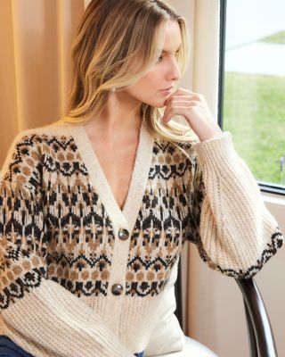 Jacquard Cardigan