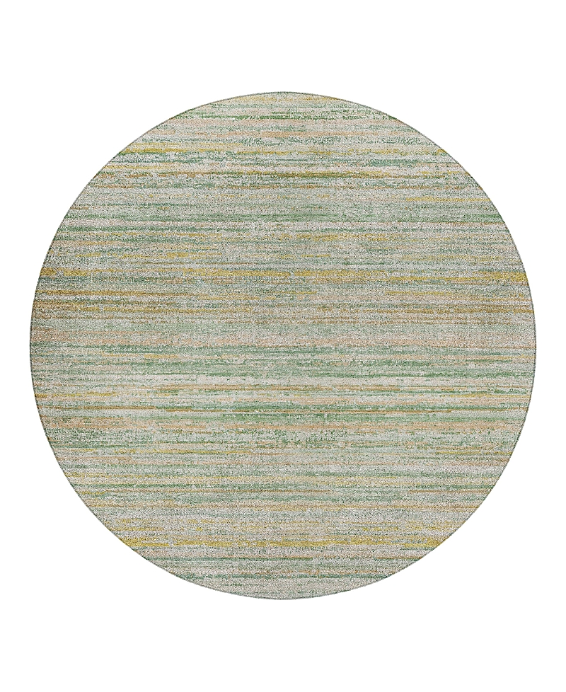Dalyn Rug Company Dalyn Kochi Washable Kc3 Round Area Rug, 8' X 8' In Green